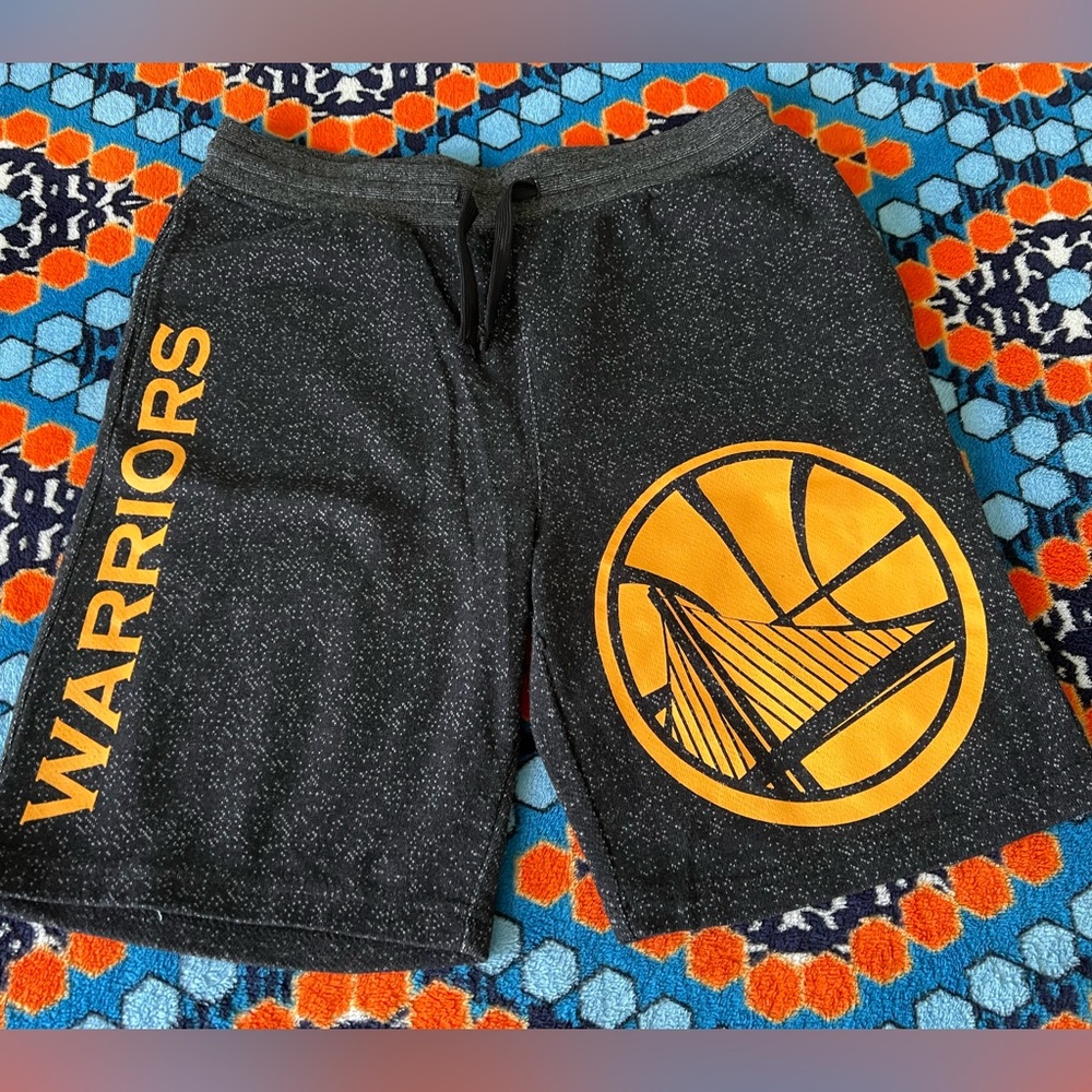 NBA Basketball Golden State Warriors Curry Youth Big Boys Cotton Shorts